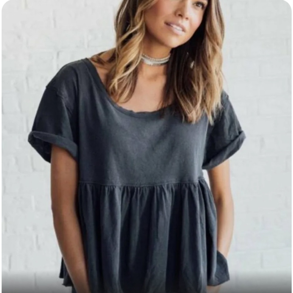 We The Free Peplum Tee